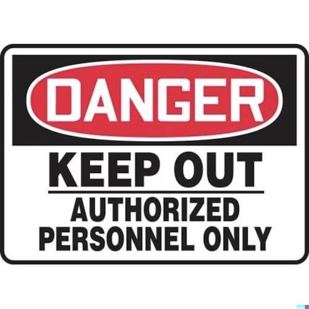 Accuform OSHA DANGER SAFETY SIGN KEEP OUT  FRMADM024XV FRMADM024XV